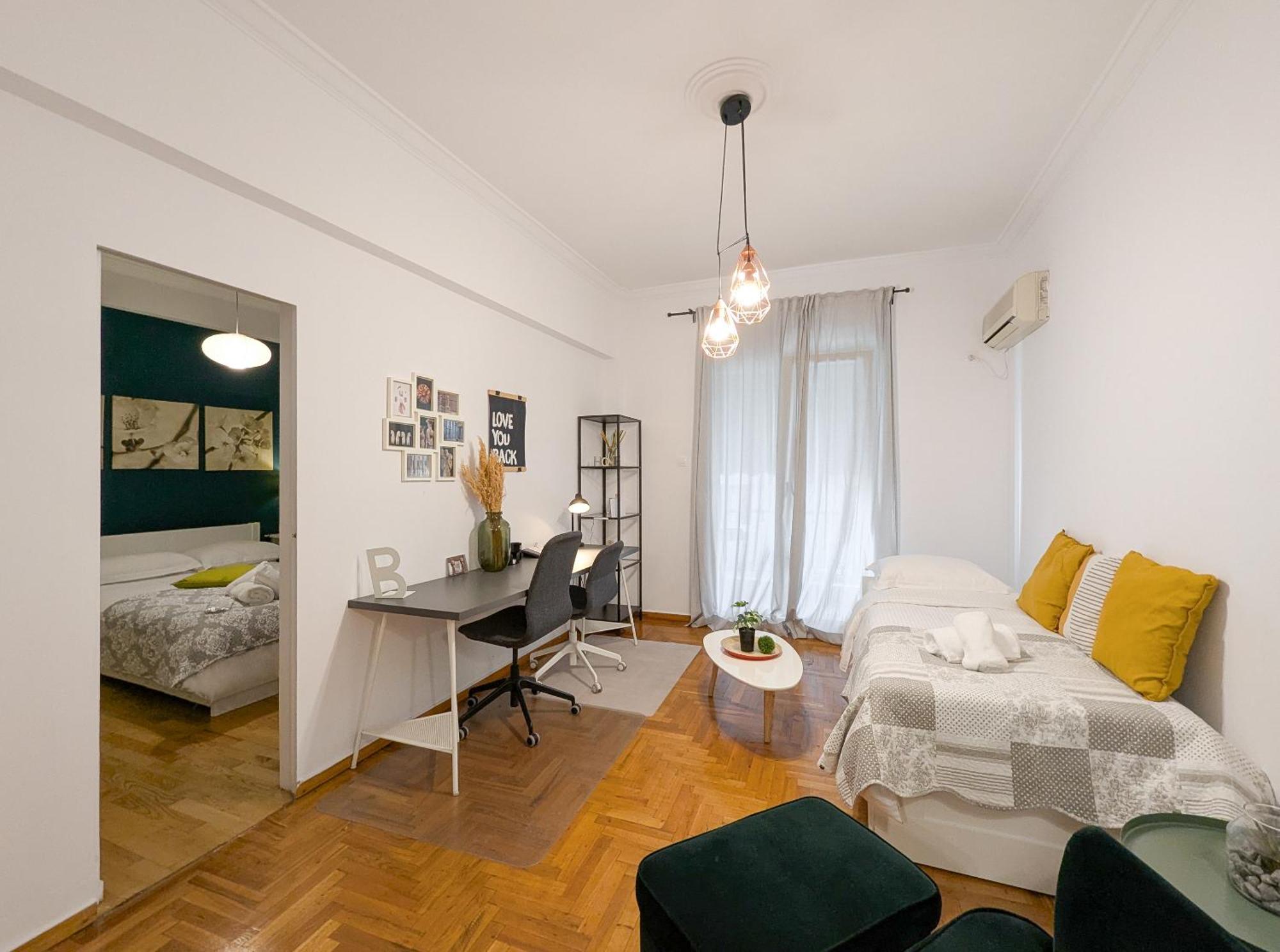 אתונה Spacious Apt For 5 Guests Next To Acropolis&Metro מראה חיצוני תמונה