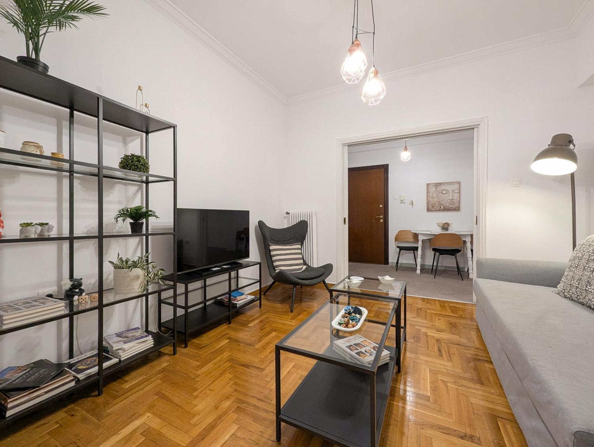 אתונה Spacious Apt For 5 Guests Next To Acropolis&Metro מראה חיצוני תמונה